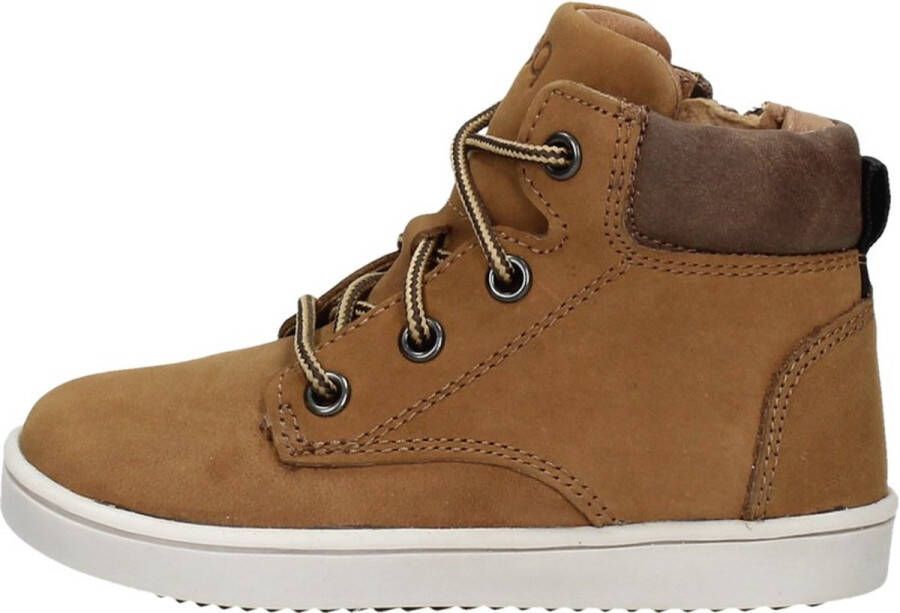 KEQ Veterschoenen Hoog Veterschoenen Hoog cognac