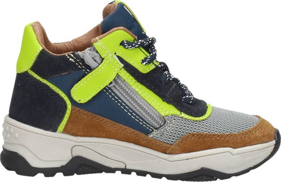 KEQ Veterschoenen Hoog Veterschoenen Hoog cognac