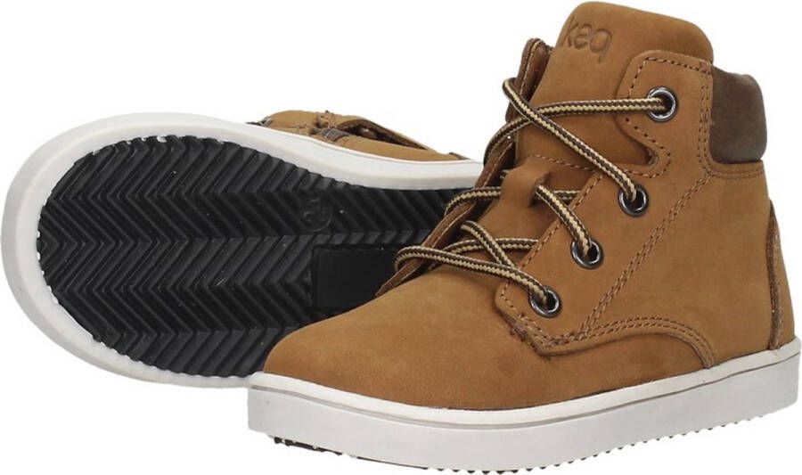 KEQ Veterschoenen Hoog Veterschoenen Hoog cognac - Foto 9