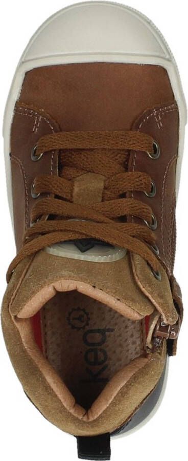 KEQ Veterschoenen Hoog Veterschoenen Hoog cognac - Foto 5