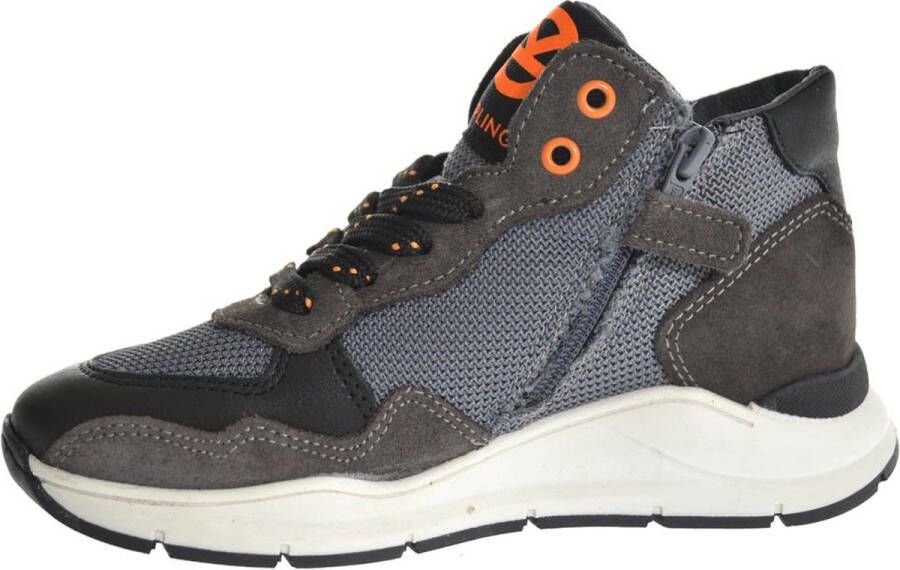 Kipling Fernando Jongens Sneaker Grijs
