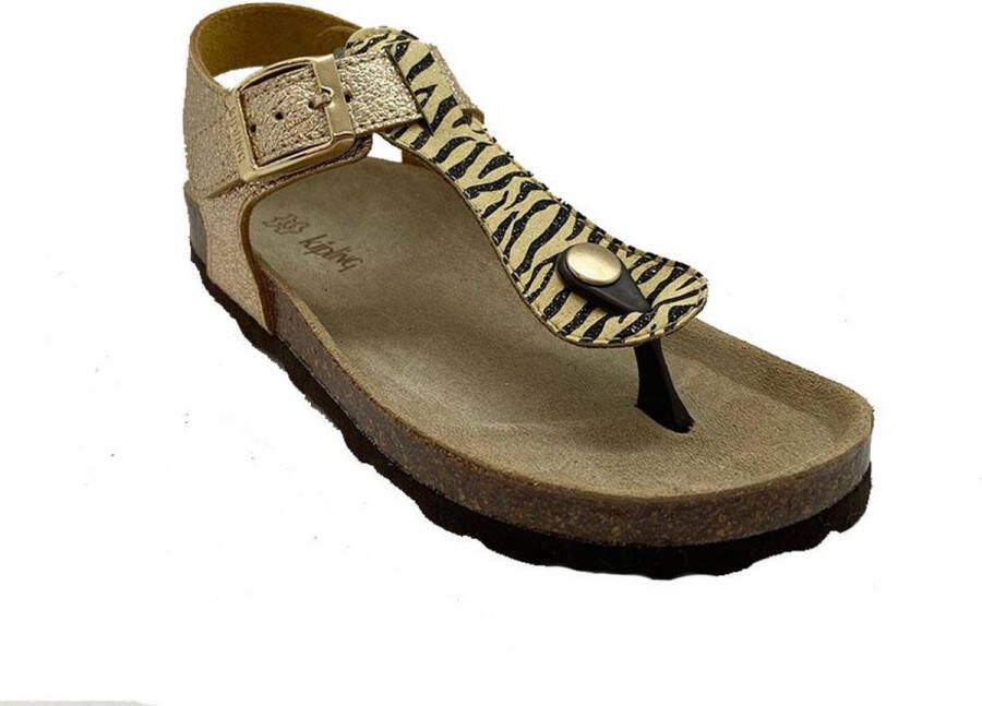 Kipling Gouden Sandalen Puglia