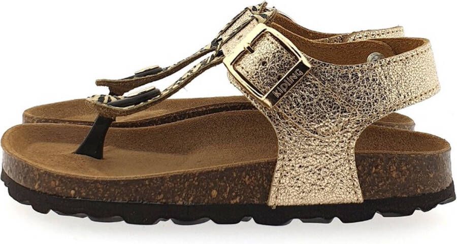 Kipling Gouden Sandalen Puglia