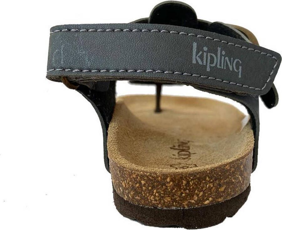 Kipling Grijze Sandalen Juan 3 Dark Grey