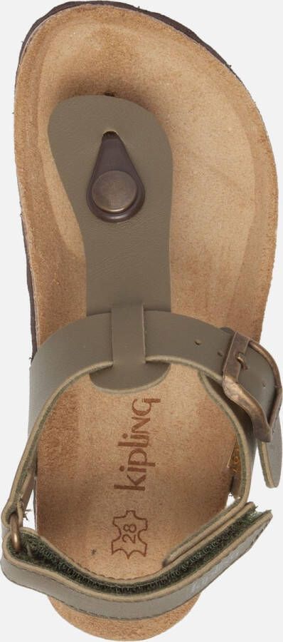 Kipling Juan Sandalen groen Imitatieleer Heren