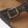 Kipling teenslipper zwart goud Imitatieleer All over print 31 - Thumbnail 5