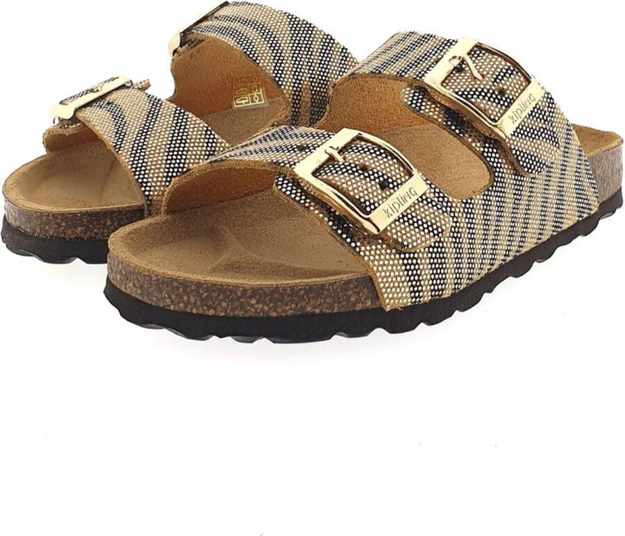 Kipling Marwa 4 slipper goud