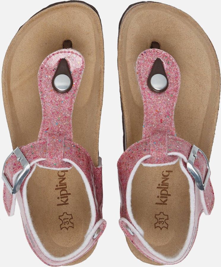 Kipling Miriam Sandalen roze Textiel