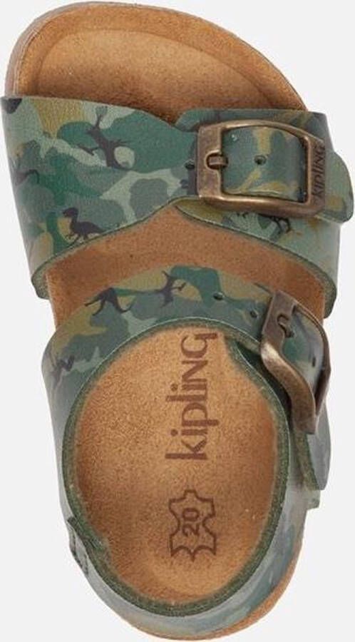 Kipling Nino 1 sandalen groen
