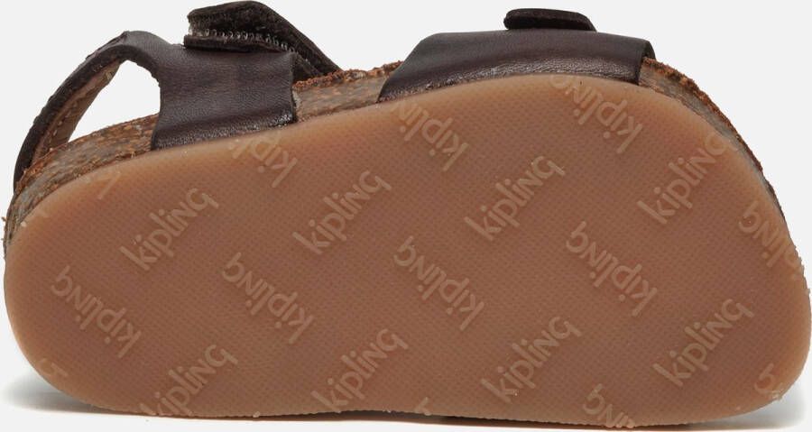 Kipling sandalen bruin Leer