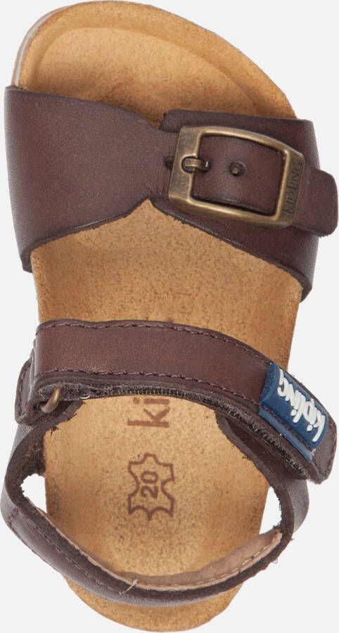 Kipling sandalen bruin Leer