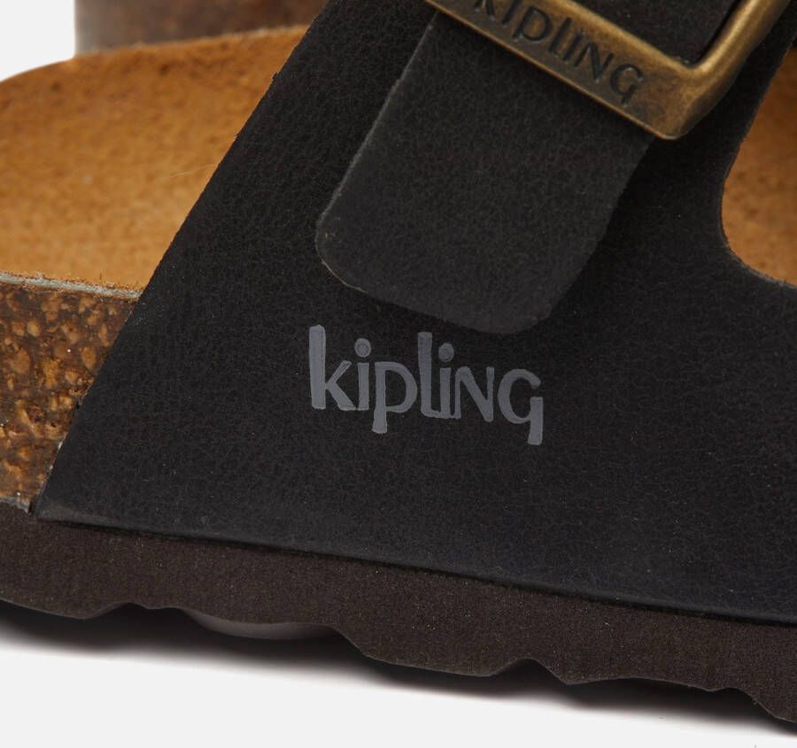 Kipling Sandalen zwart Leer