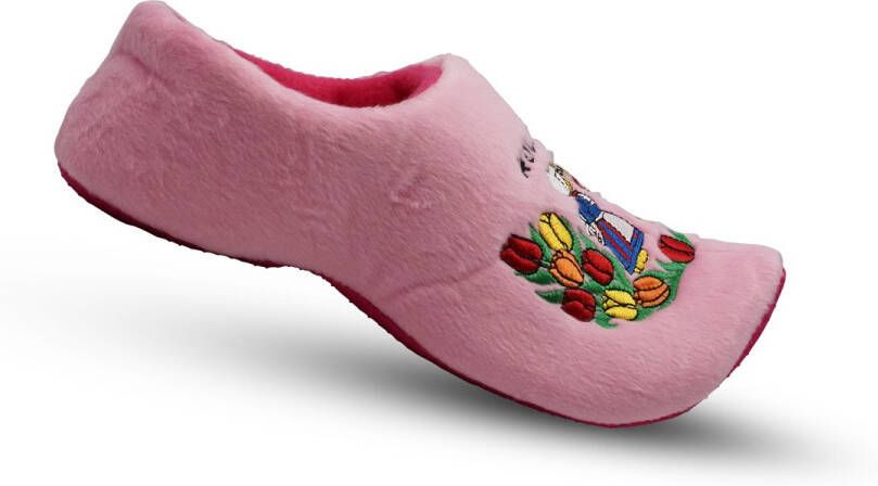 Klompsloffen roze boer boerin Maatkeuze