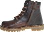 Koel4kids 13m003 Veterboots Laarzen Met Veters Jongens Kids Cognac - Thumbnail 6