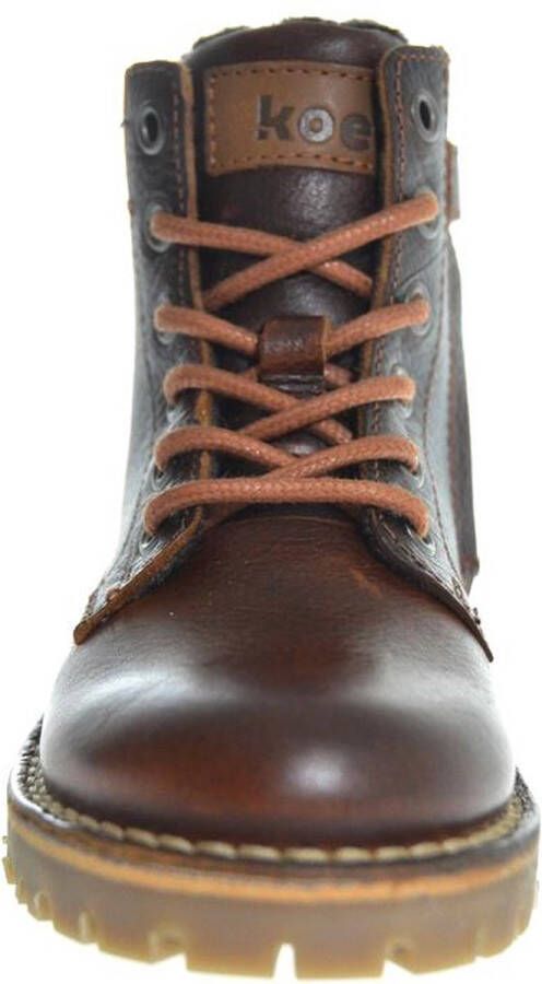 Koel4kids 13m003 Veterboots Laarzen Met Veters Jongens Cognac