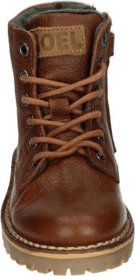 Koel4kids 13m003 Veterboots Laarzen Met Veters Jongens Cognac