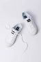 Komrads vegan sneakers ICNS Spartak Black &White Schoen uit duurzaam en gerecycleerd materiaal Zwart en Wit - Thumbnail 4