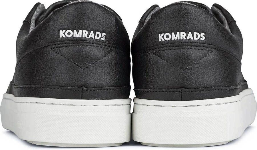 Komrads vegan sneakers APLS Maça Low Monoblack Schoen uit duurzaam en gerecycleerd materiaal Zwart
