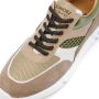 Kunoka ARI platform sneaker khaki and beige Sneakers Dames Beige Groen Wit - Thumbnail 4