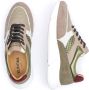 Kunoka ARI platform sneaker khaki and beige Sneakers Dames Beige Groen Wit - Thumbnail 5