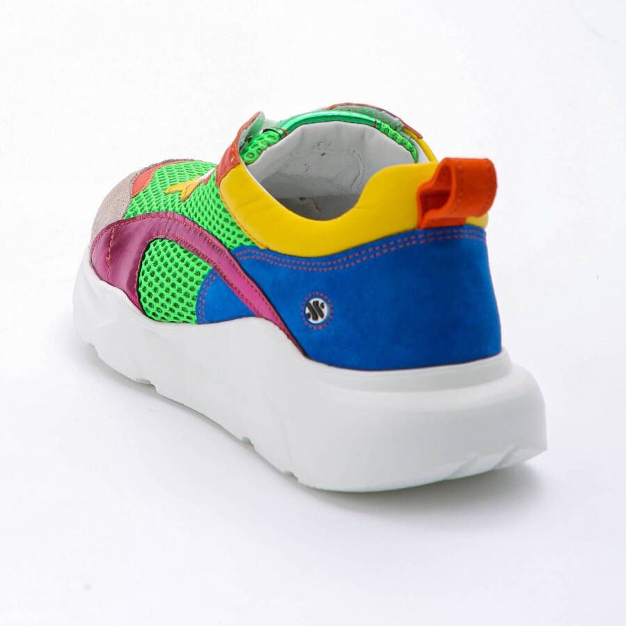 Kunoka IZZI platform sneaker Parrot Sneakers Dames Veelkleurig