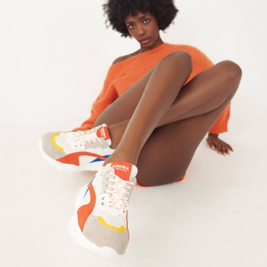 Kunoka IZZI platform sneaker Robin Sneakers Dames Veelkleurig