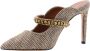 Kurt Geiger Kristalversierde Sandaal Sabot Yellow Dames - Thumbnail 6