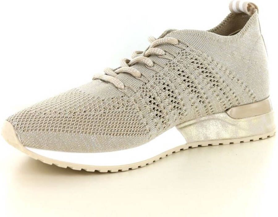 La Strada 1892649 4522 Beige Silver Knitted Sneaker