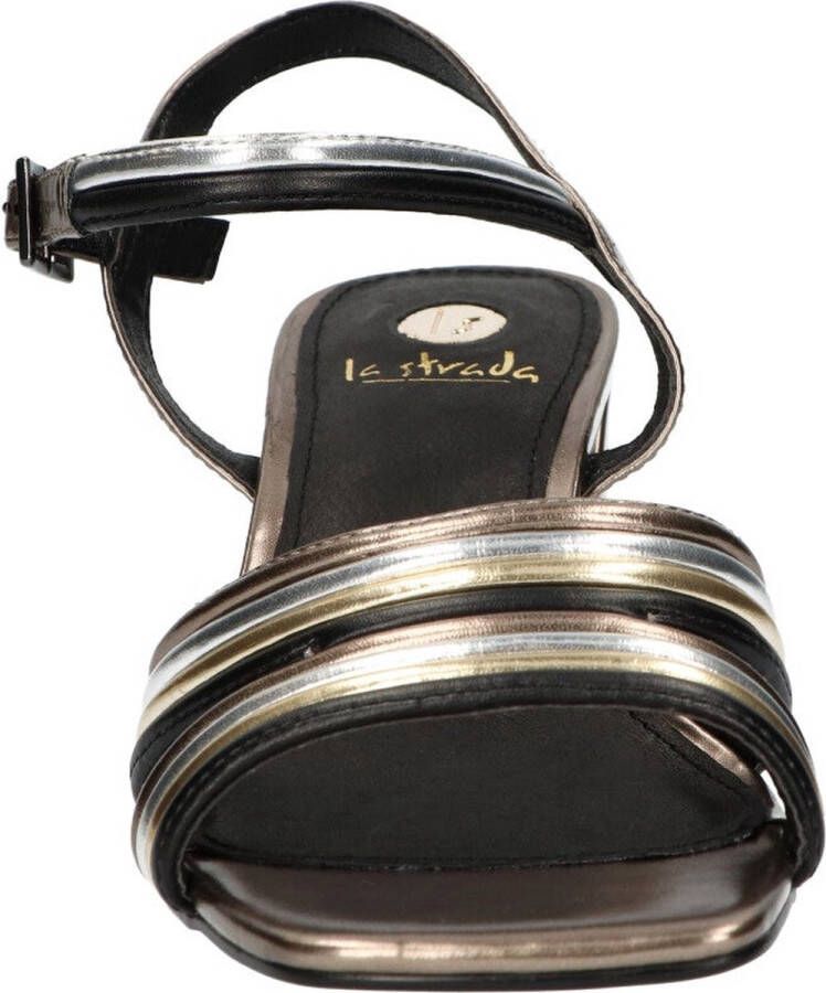 La Strada sandalettes met strass steentjes zwart - Foto 11