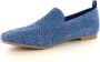 La Strada knitted loafers blauw zilver - Thumbnail 2