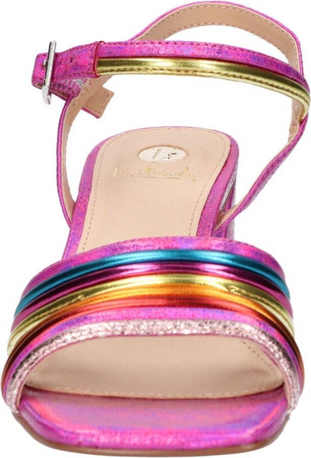 La Strada Fuchsia blokhakken dames