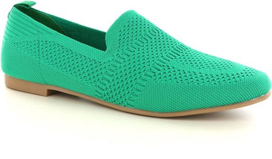 La Strada Groene loafer dames