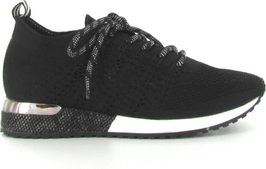 La Strada Knitted sneaker zwart dames