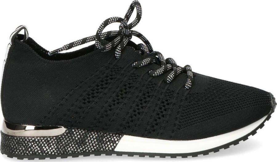 La Strada Knitted sneaker zwart dames