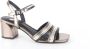 La Strada 2200753-1044 BLACK PEWTER dames sandalen gekleed zwart - Thumbnail 5