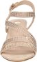 La Strada sandalettes met strass steentjes beige - Thumbnail 9