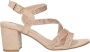 La Strada sandalettes met strass steentjes beige - Thumbnail 12