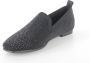 La Strada 2021004-4501 BLACK dames instappers gekleed zwart - Thumbnail 8