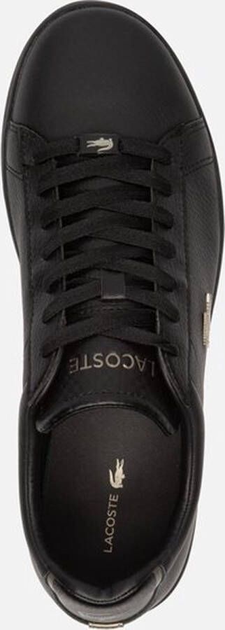 Lacoste Carnaby Evo Heren Sneakers Zwart Goud