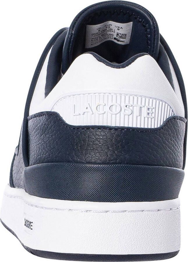 Lacoste Court Cage Sma Heren Sneakers Wit Donkerblauw