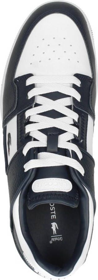 Lacoste Court Cage Sma Heren Sneakers Wit Donkerblauw