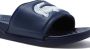 Lacoste Croco Dualiste Heren Slippers Blauw Wit - Thumbnail 12
