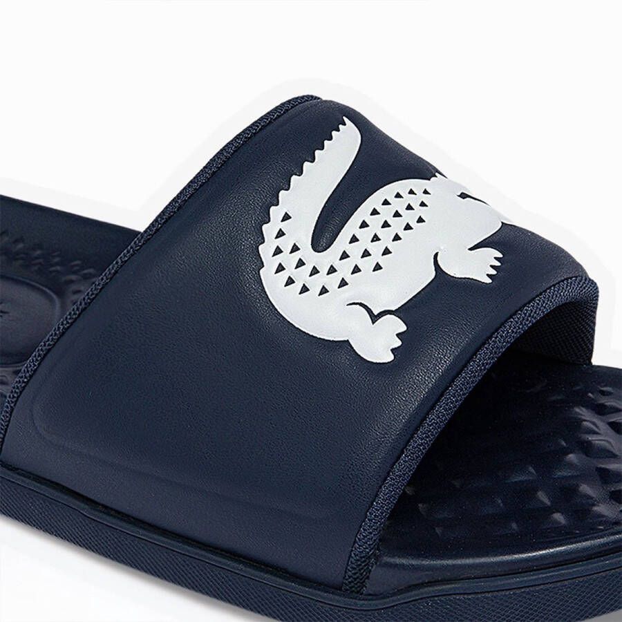 Lacoste Croco Dualiste Heren Slippers Blauw Wit