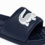 Lacoste Croco Dualiste Heren Slippers Blauw Wit - Thumbnail 6