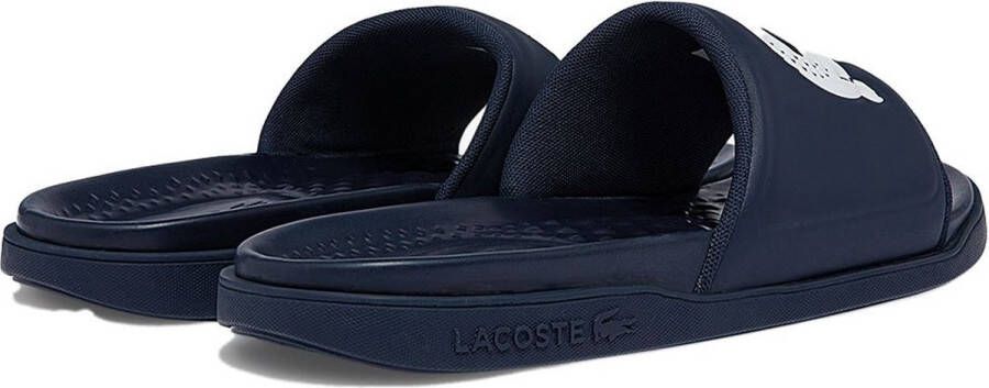 Lacoste Croco Dualiste Heren Slippers Blauw Wit