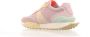 Lacoste L-Spin Deluxe Color Block Leren Sneakers Pink Dames - Thumbnail 6