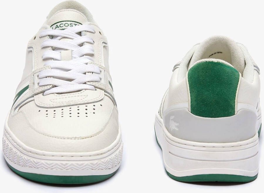 Lacoste L001 Mannen Sneakers Wit Groen