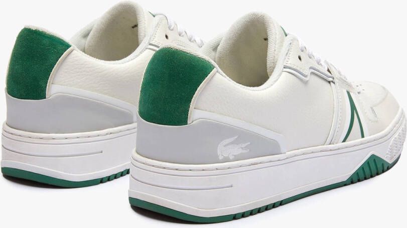 Lacoste L001 Mannen Sneakers Wit Groen