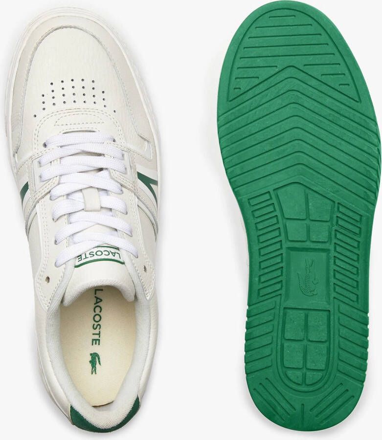 Lacoste L001 Mannen Sneakers Wit Groen