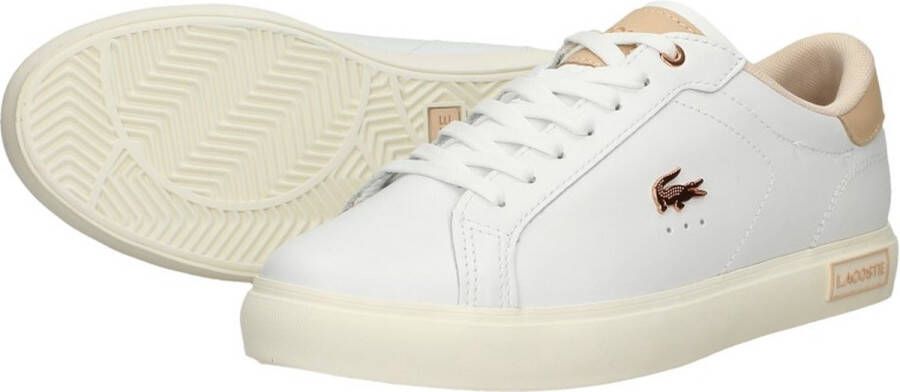 Lacoste Powercourt Sneakers Laag wit